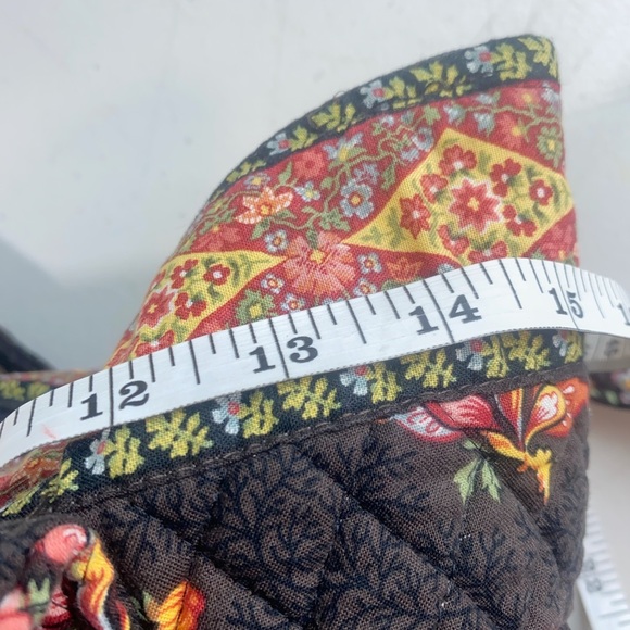 Vera Bradley Quilted Tote Bag in Fall Floral Pattern - Picture 4 of 6